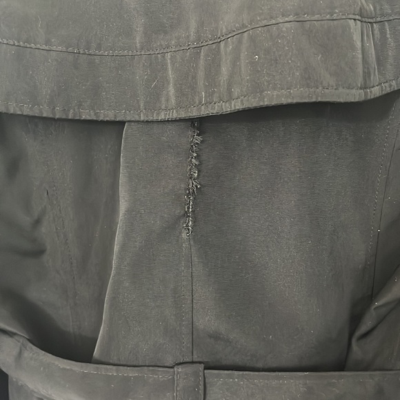 womens black DANA BUCHMAN coat size XL #Y22 - Picture 7 of 7